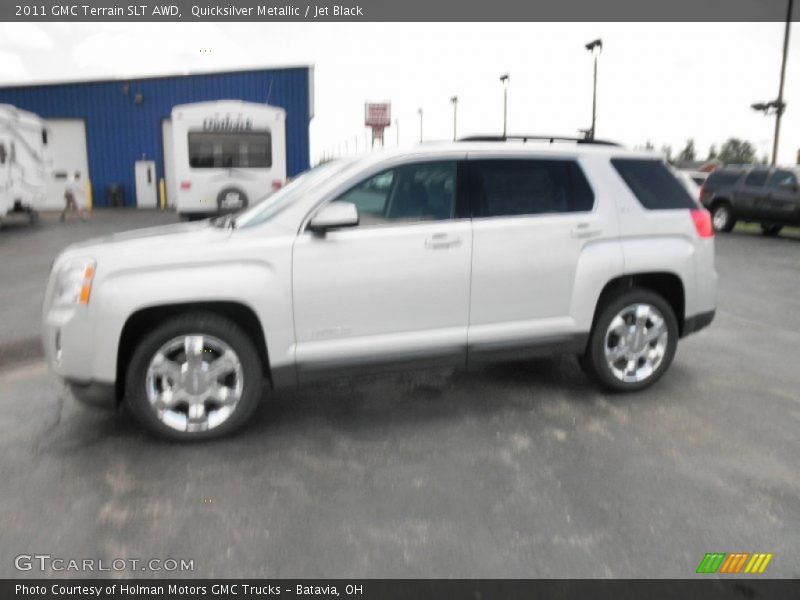 Quicksilver Metallic / Jet Black 2011 GMC Terrain SLT AWD