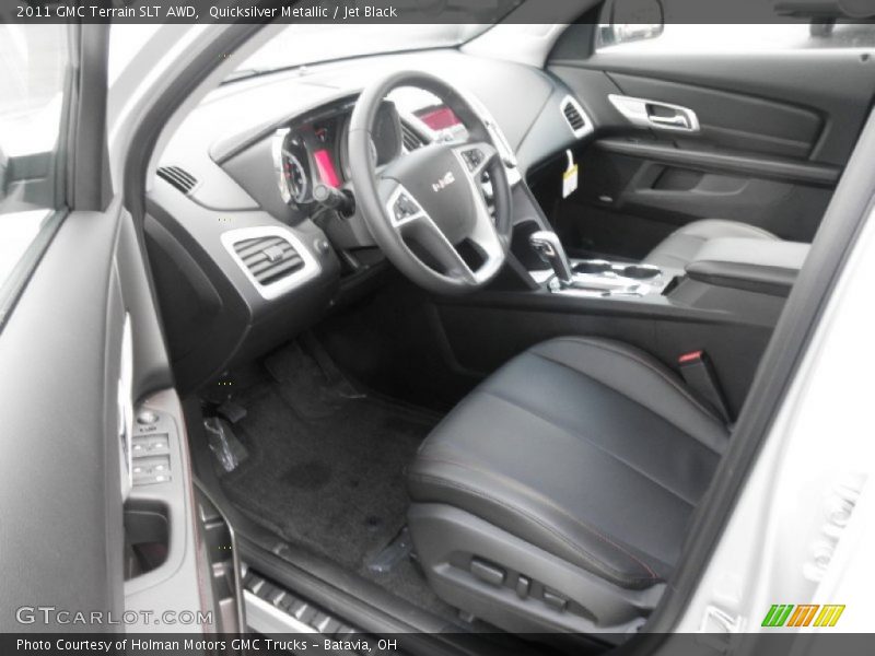 Quicksilver Metallic / Jet Black 2011 GMC Terrain SLT AWD