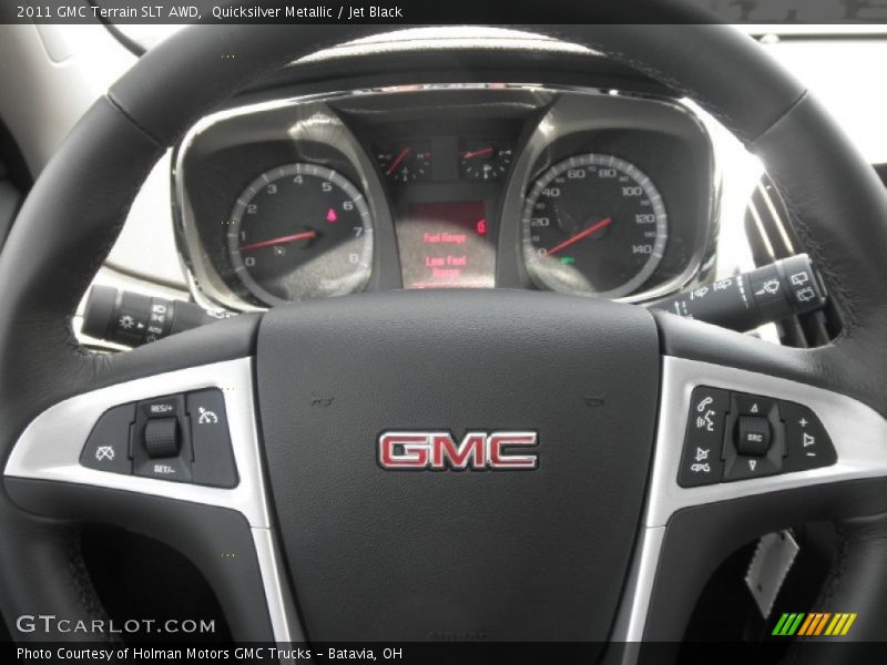 Quicksilver Metallic / Jet Black 2011 GMC Terrain SLT AWD