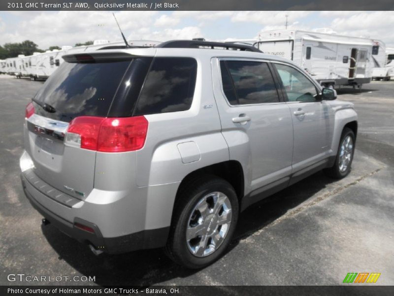 Quicksilver Metallic / Jet Black 2011 GMC Terrain SLT AWD