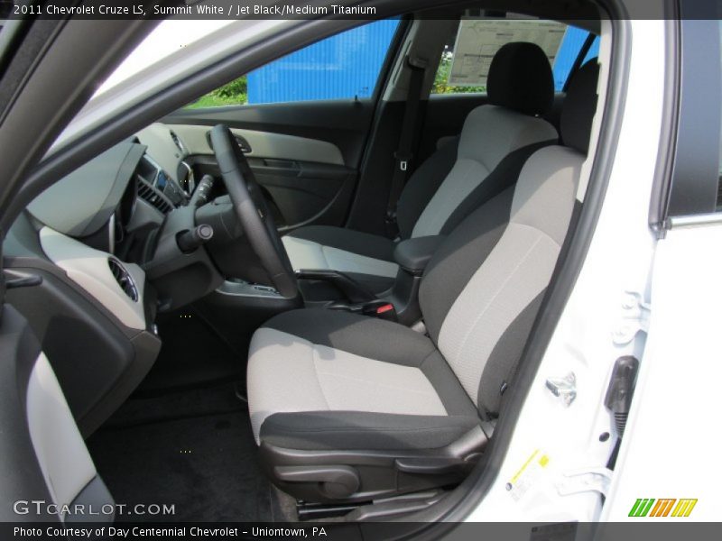 Summit White / Jet Black/Medium Titanium 2011 Chevrolet Cruze LS