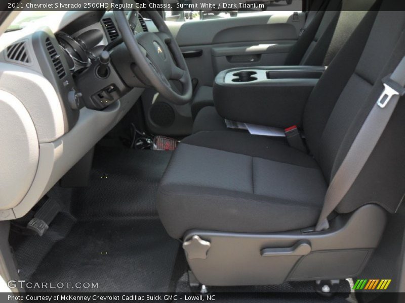  2011 Silverado 2500HD Regular Cab Chassis Dark Titanium Interior