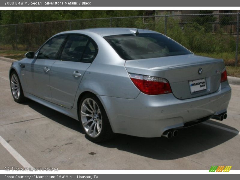 Silverstone Metallic / Black 2008 BMW M5 Sedan