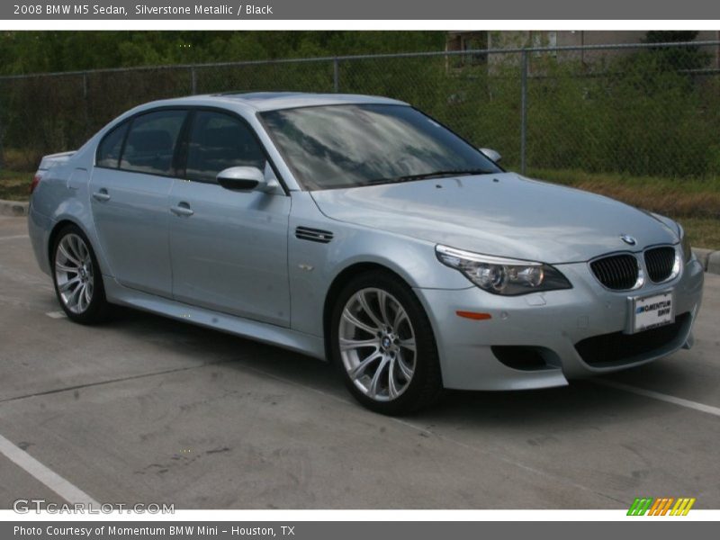 Silverstone Metallic / Black 2008 BMW M5 Sedan