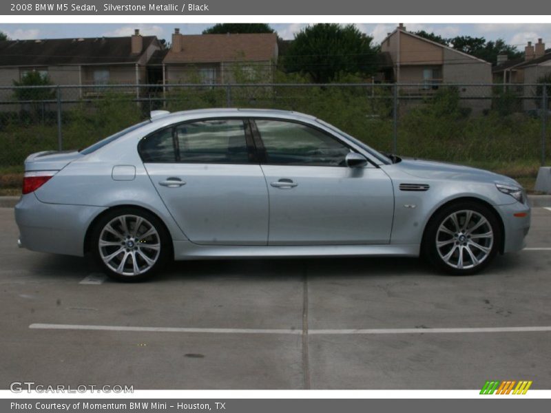Silverstone Metallic / Black 2008 BMW M5 Sedan
