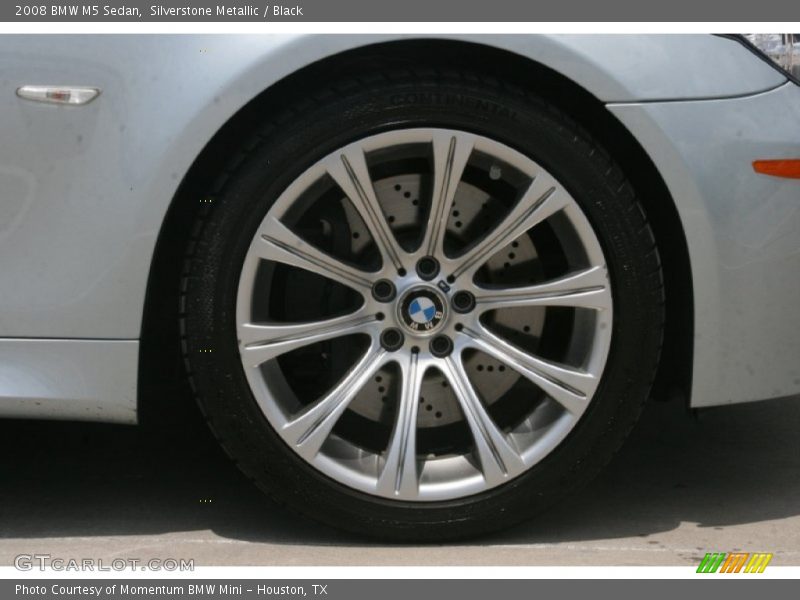 Silverstone Metallic / Black 2008 BMW M5 Sedan