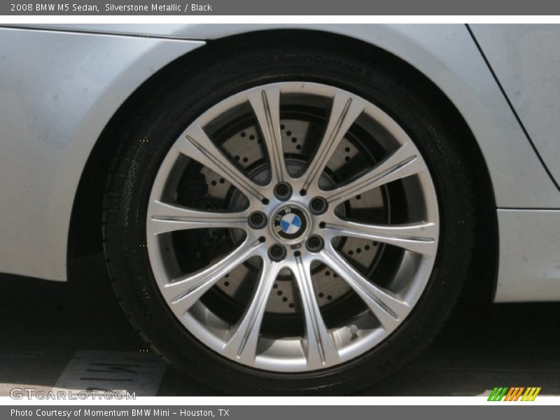 Silverstone Metallic / Black 2008 BMW M5 Sedan