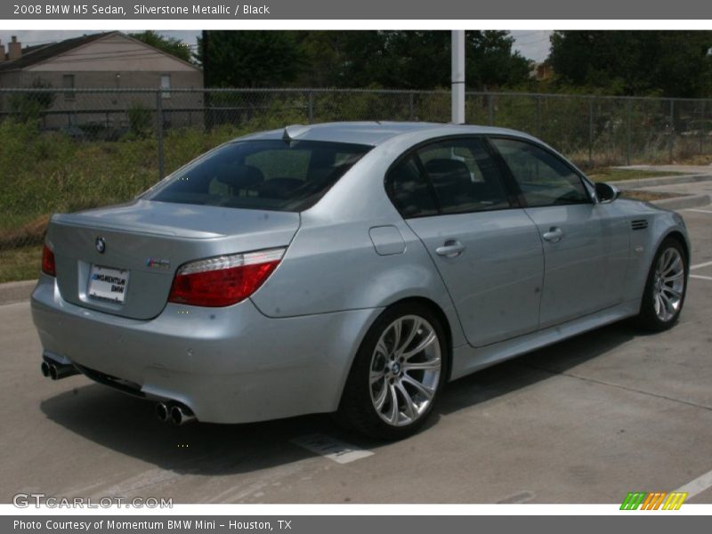 Silverstone Metallic / Black 2008 BMW M5 Sedan