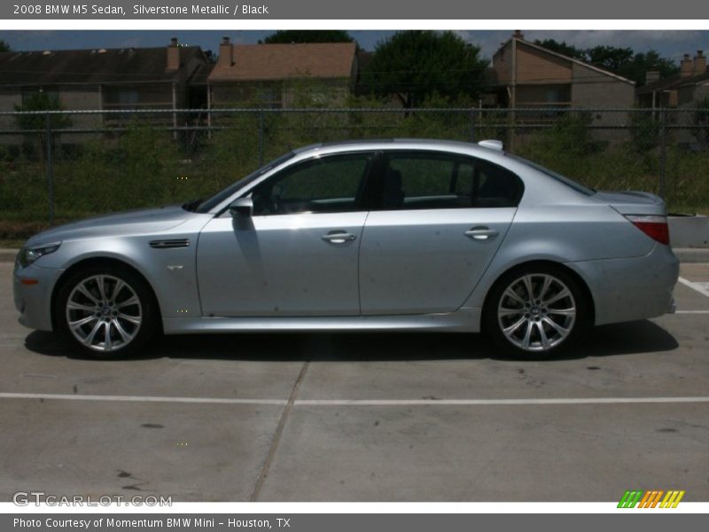 Silverstone Metallic / Black 2008 BMW M5 Sedan