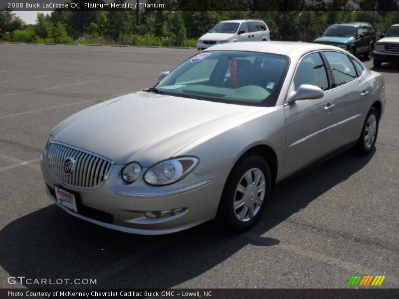 Platinum Metallic / Titanium 2008 Buick LaCrosse CX