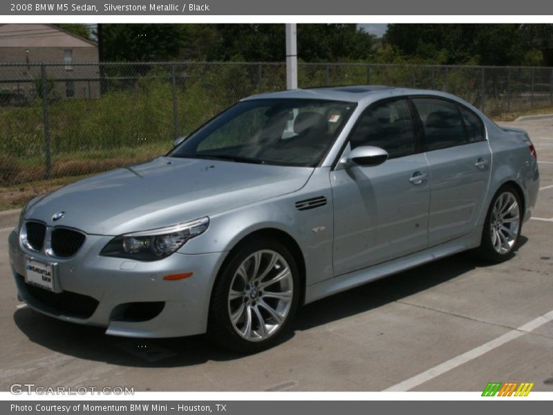 Silverstone Metallic / Black 2008 BMW M5 Sedan