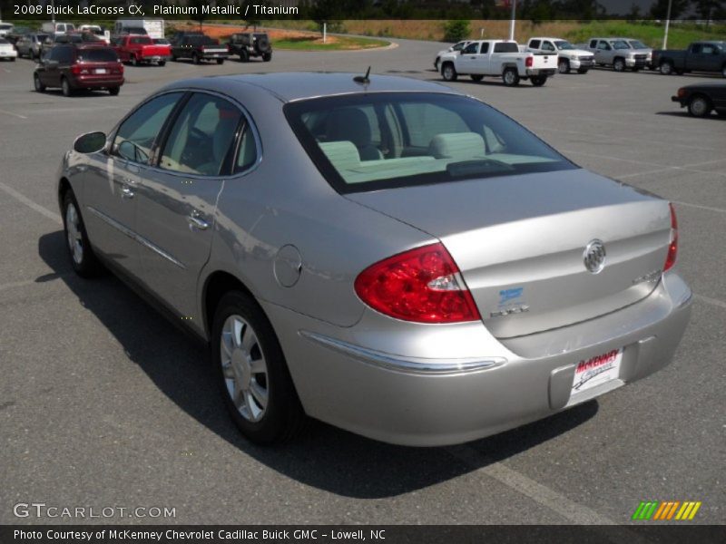 Platinum Metallic / Titanium 2008 Buick LaCrosse CX