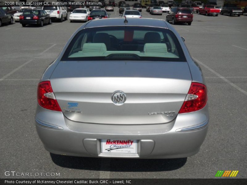 Platinum Metallic / Titanium 2008 Buick LaCrosse CX
