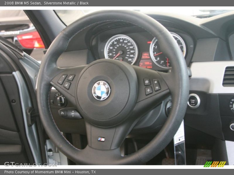 Silverstone Metallic / Black 2008 BMW M5 Sedan