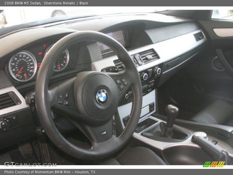 Silverstone Metallic / Black 2008 BMW M5 Sedan