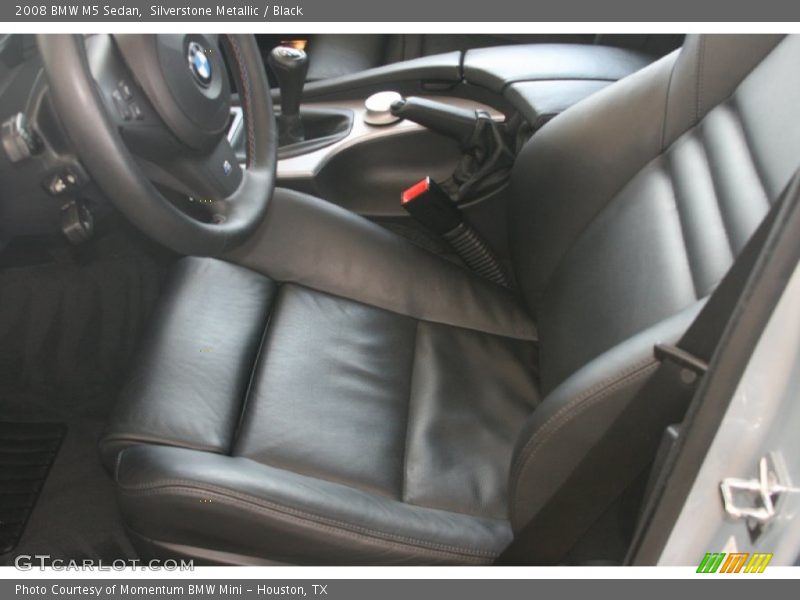 Silverstone Metallic / Black 2008 BMW M5 Sedan