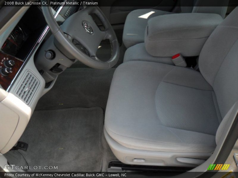 Platinum Metallic / Titanium 2008 Buick LaCrosse CX