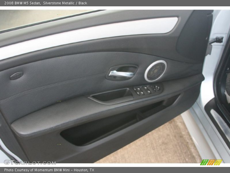 Silverstone Metallic / Black 2008 BMW M5 Sedan