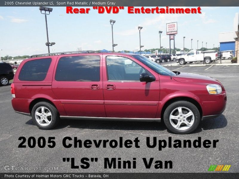 Sport Red Metallic / Medium Gray 2005 Chevrolet Uplander LS