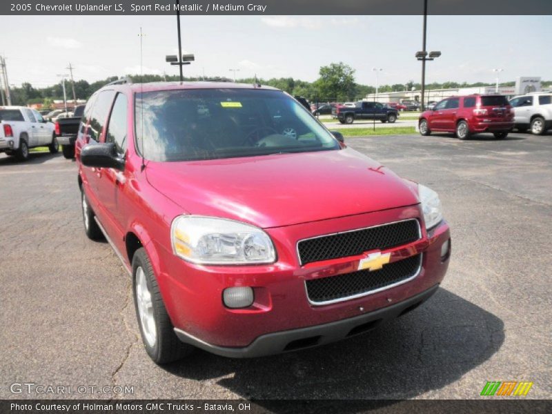 Sport Red Metallic / Medium Gray 2005 Chevrolet Uplander LS