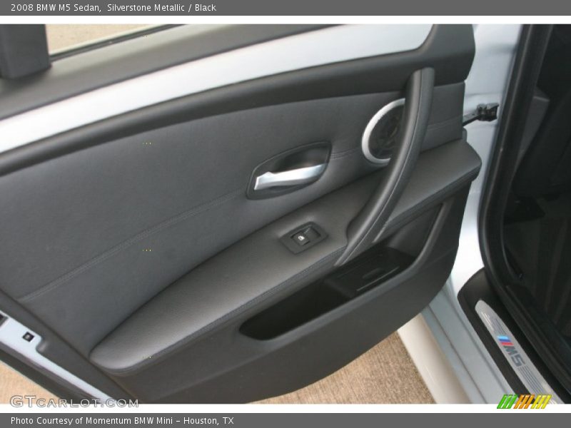 Silverstone Metallic / Black 2008 BMW M5 Sedan
