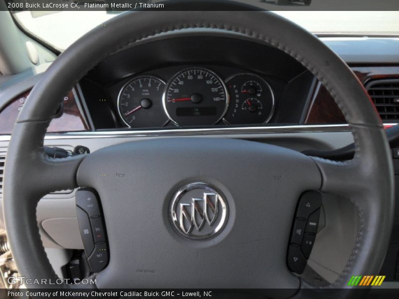 Platinum Metallic / Titanium 2008 Buick LaCrosse CX