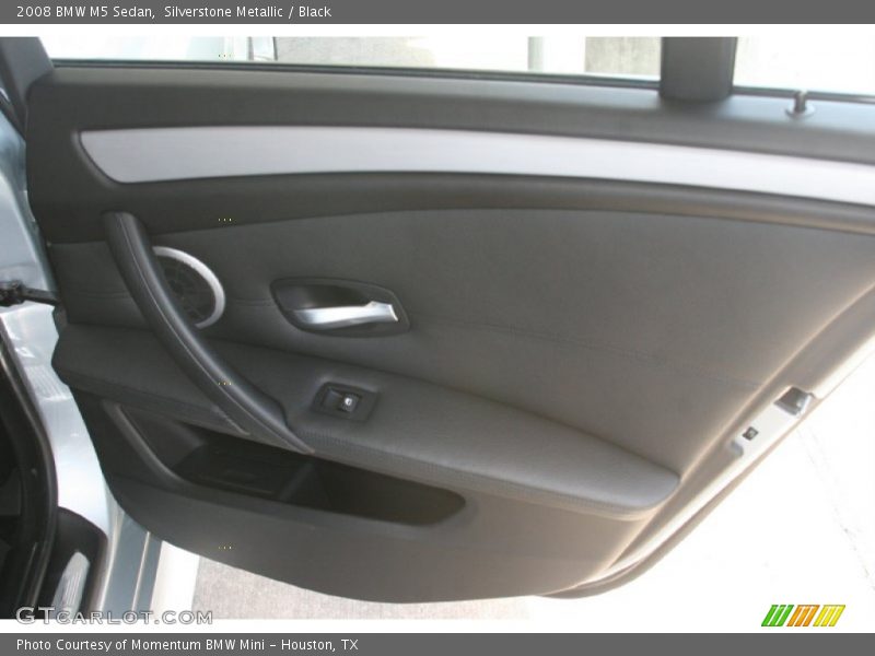 Silverstone Metallic / Black 2008 BMW M5 Sedan