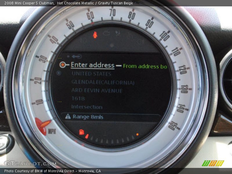 Hot Chocolate Metallic / Gravity Tuscan Beige 2008 Mini Cooper S Clubman