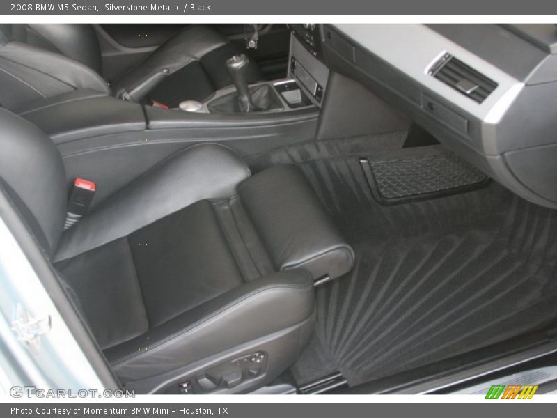 Silverstone Metallic / Black 2008 BMW M5 Sedan