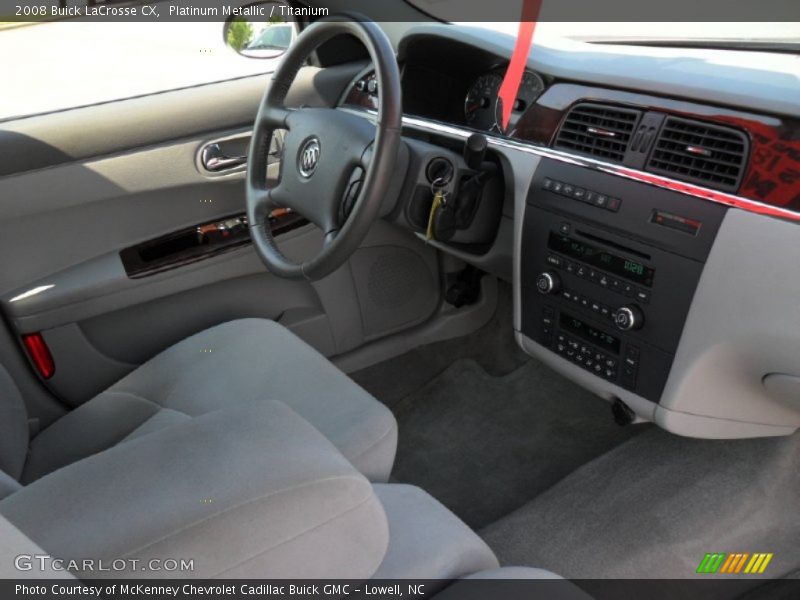 Platinum Metallic / Titanium 2008 Buick LaCrosse CX
