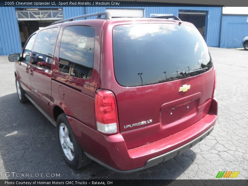 Sport Red Metallic / Medium Gray 2005 Chevrolet Uplander LS
