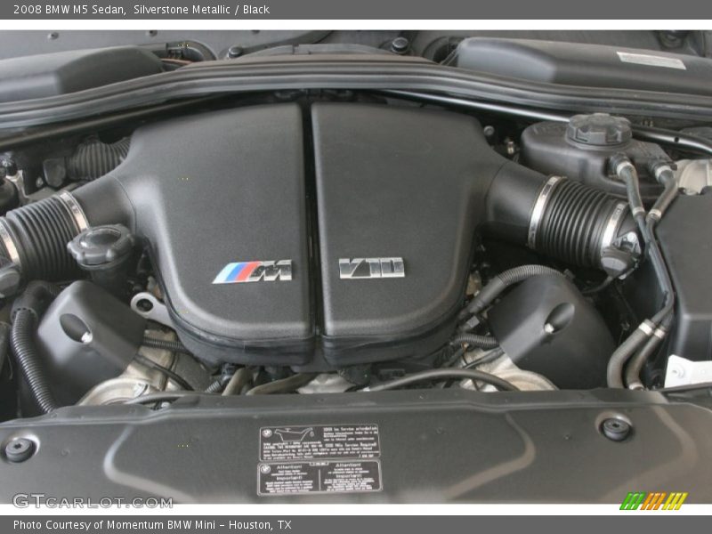 Silverstone Metallic / Black 2008 BMW M5 Sedan