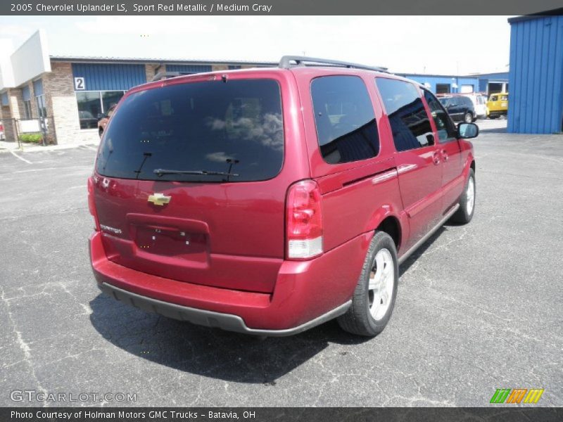 Sport Red Metallic / Medium Gray 2005 Chevrolet Uplander LS