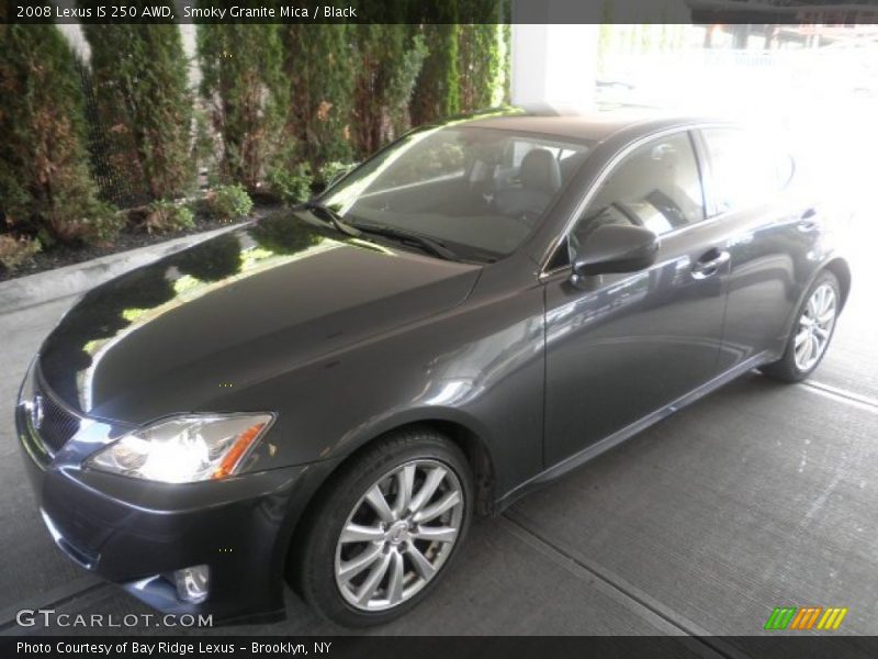 Smoky Granite Mica / Black 2008 Lexus IS 250 AWD