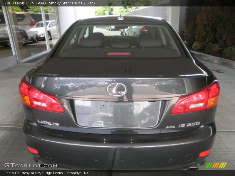 Smoky Granite Mica / Black 2008 Lexus IS 250 AWD