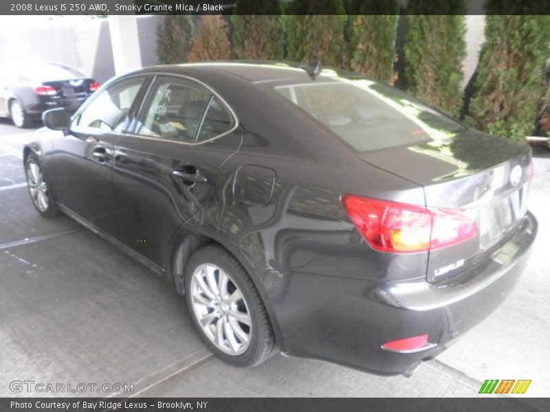 Smoky Granite Mica / Black 2008 Lexus IS 250 AWD
