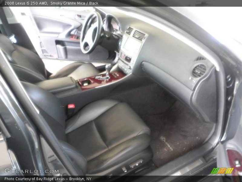 Smoky Granite Mica / Black 2008 Lexus IS 250 AWD