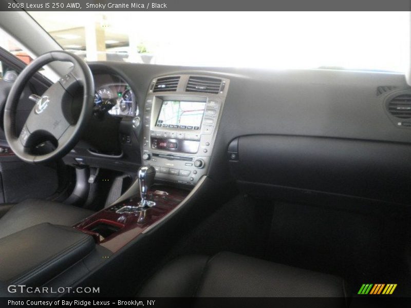 Smoky Granite Mica / Black 2008 Lexus IS 250 AWD
