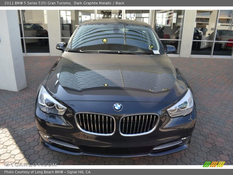 Dark Graphite Metallic / Black 2011 BMW 5 Series 535i Gran Turismo