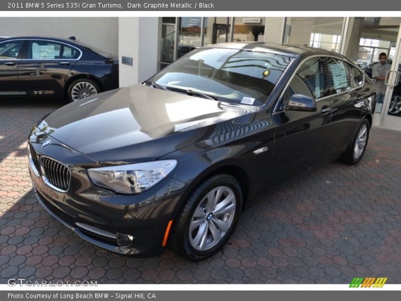 Dark Graphite Metallic / Black 2011 BMW 5 Series 535i Gran Turismo