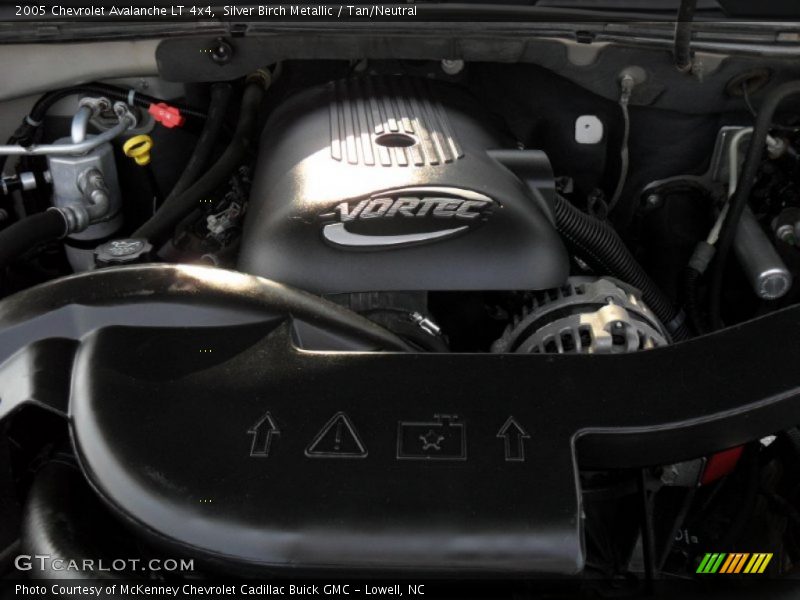 Silver Birch Metallic / Tan/Neutral 2005 Chevrolet Avalanche LT 4x4