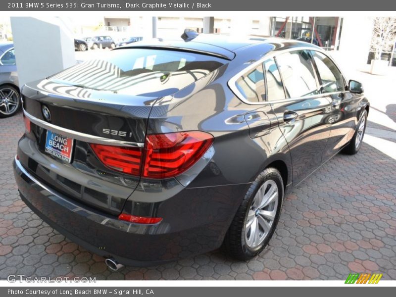 Dark Graphite Metallic / Black 2011 BMW 5 Series 535i Gran Turismo