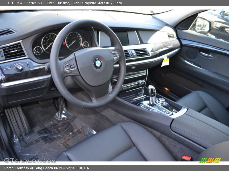 Black Interior - 2011 5 Series 535i Gran Turismo 
