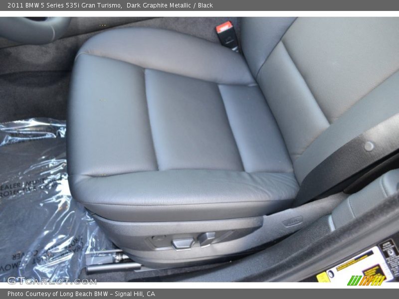 Dark Graphite Metallic / Black 2011 BMW 5 Series 535i Gran Turismo