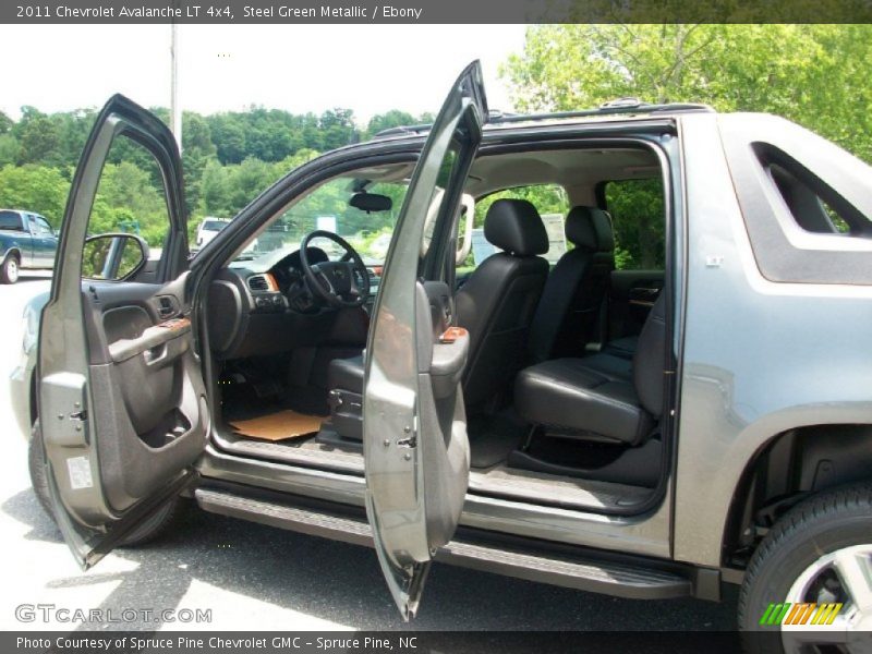 Steel Green Metallic / Ebony 2011 Chevrolet Avalanche LT 4x4