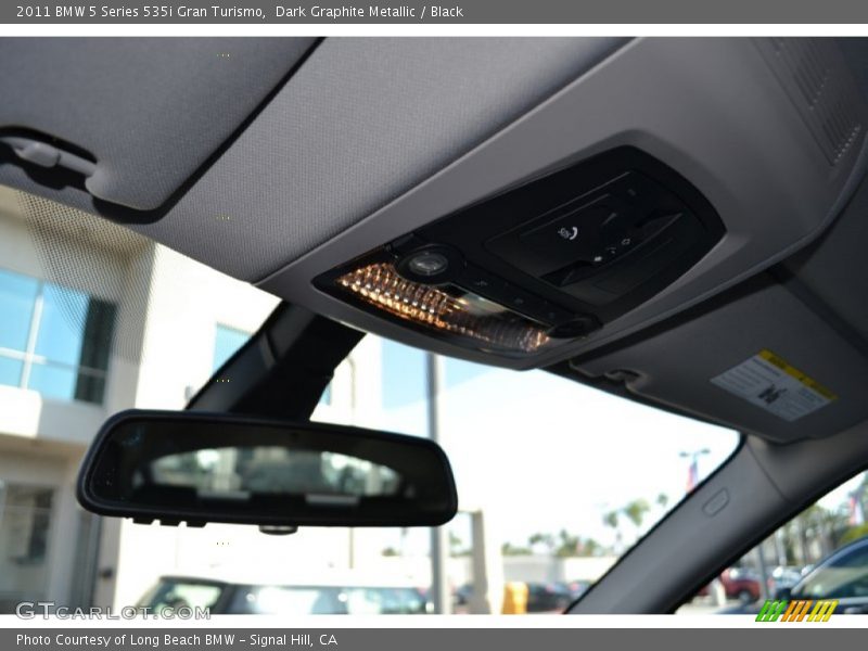 Dark Graphite Metallic / Black 2011 BMW 5 Series 535i Gran Turismo