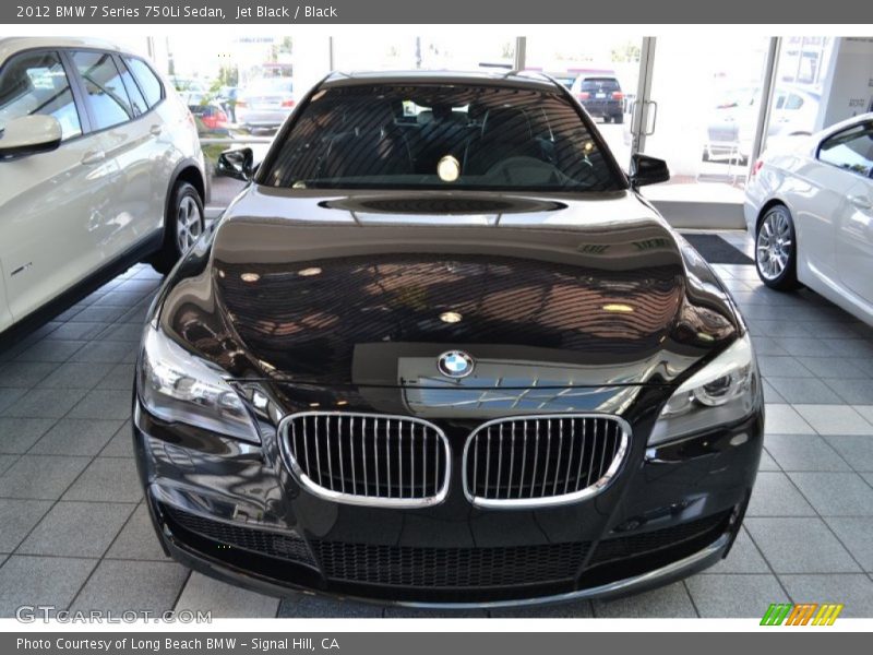 Jet Black / Black 2012 BMW 7 Series 750Li Sedan