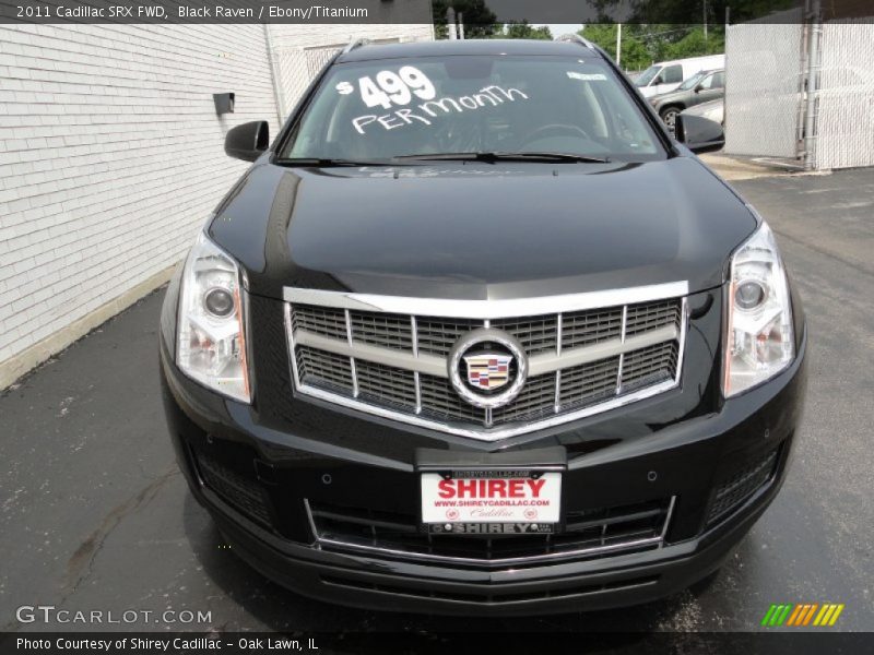 Black Raven / Ebony/Titanium 2011 Cadillac SRX FWD