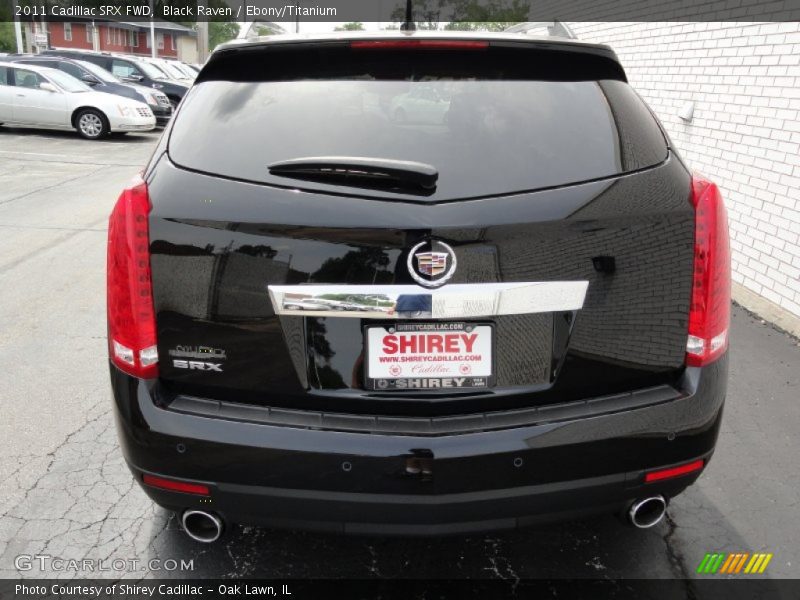 Black Raven / Ebony/Titanium 2011 Cadillac SRX FWD