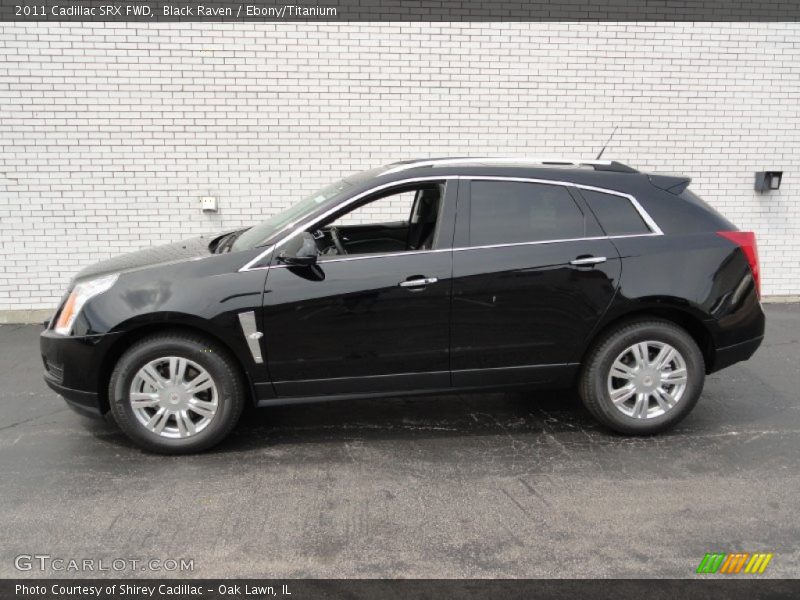 Black Raven / Ebony/Titanium 2011 Cadillac SRX FWD